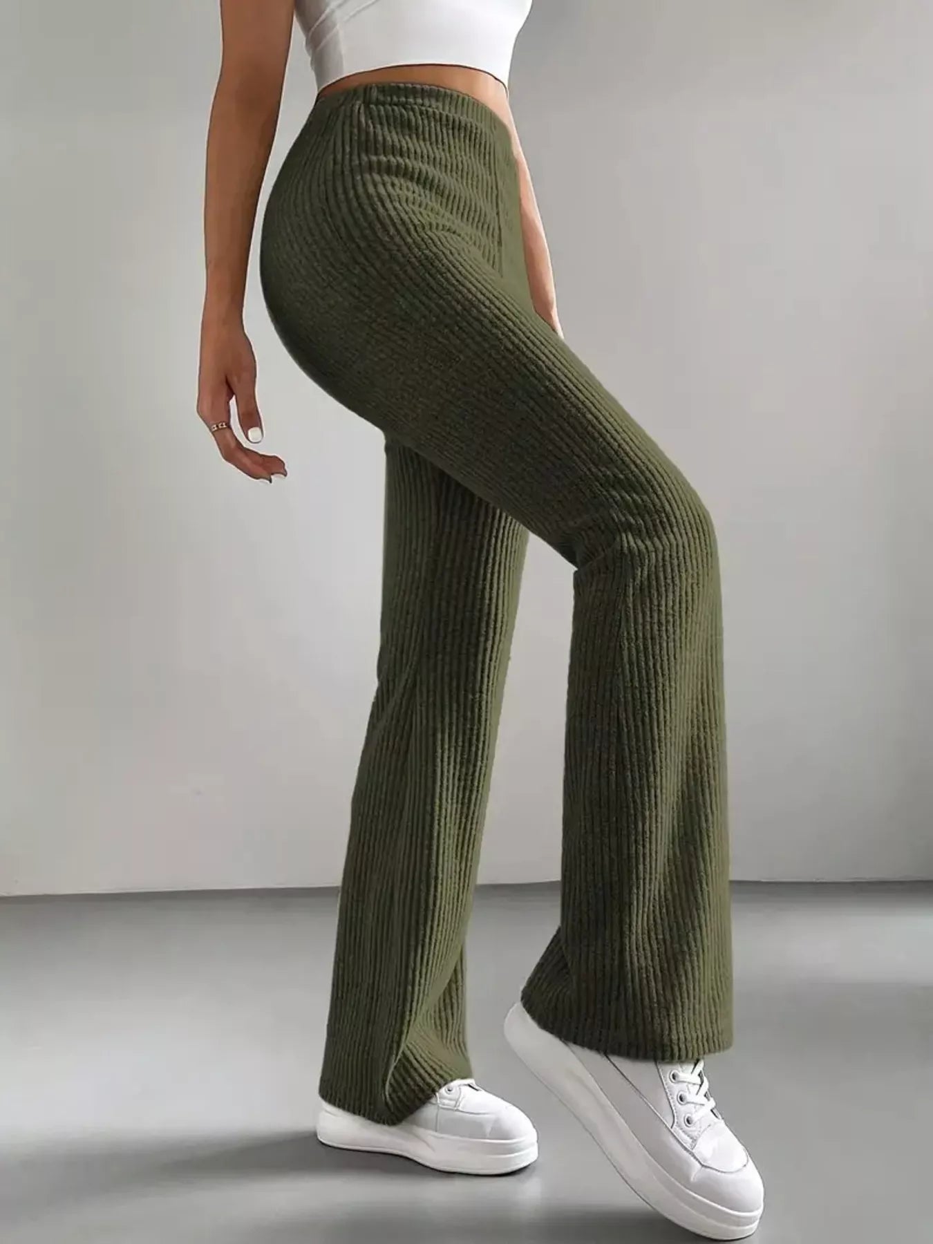 High Waist Flare Pants OutfitFlow