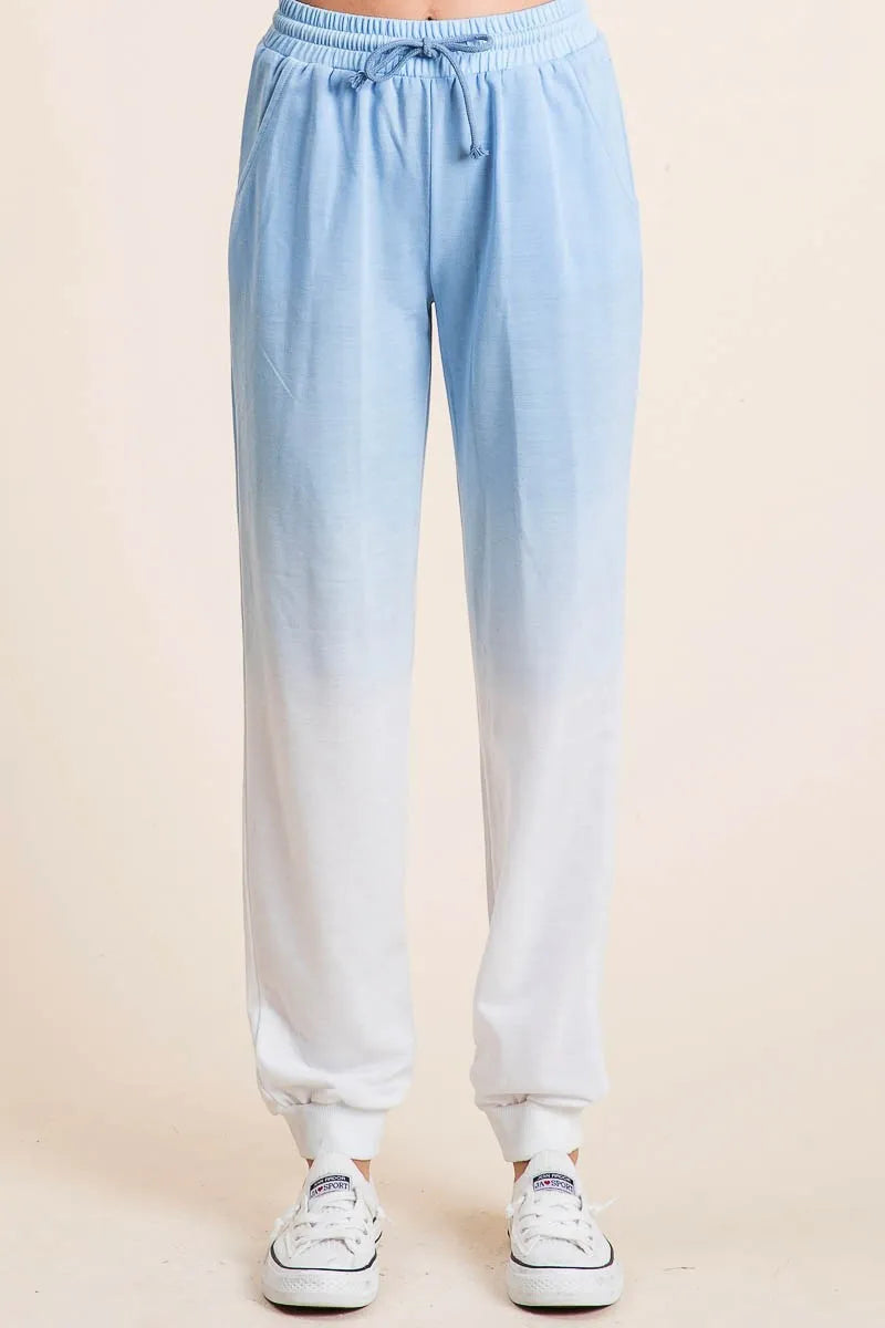 BiBi Deep Dye Knit Pants DENIM OutfitFlow