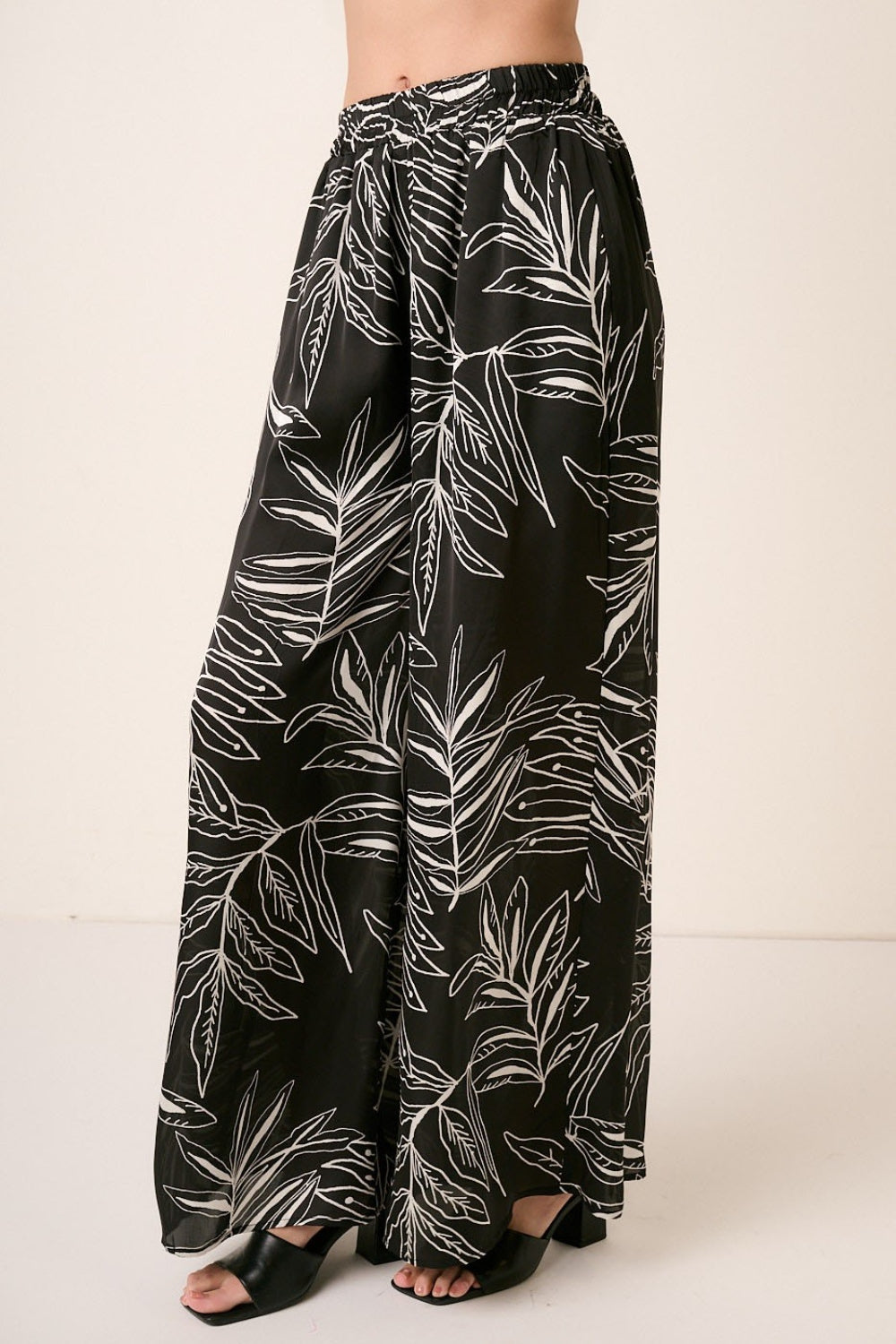 Outfit Flow - Mittoshop Printed Wide Leg Pants