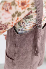 Vintage Wash Denim Overall Dress OutfitFlow