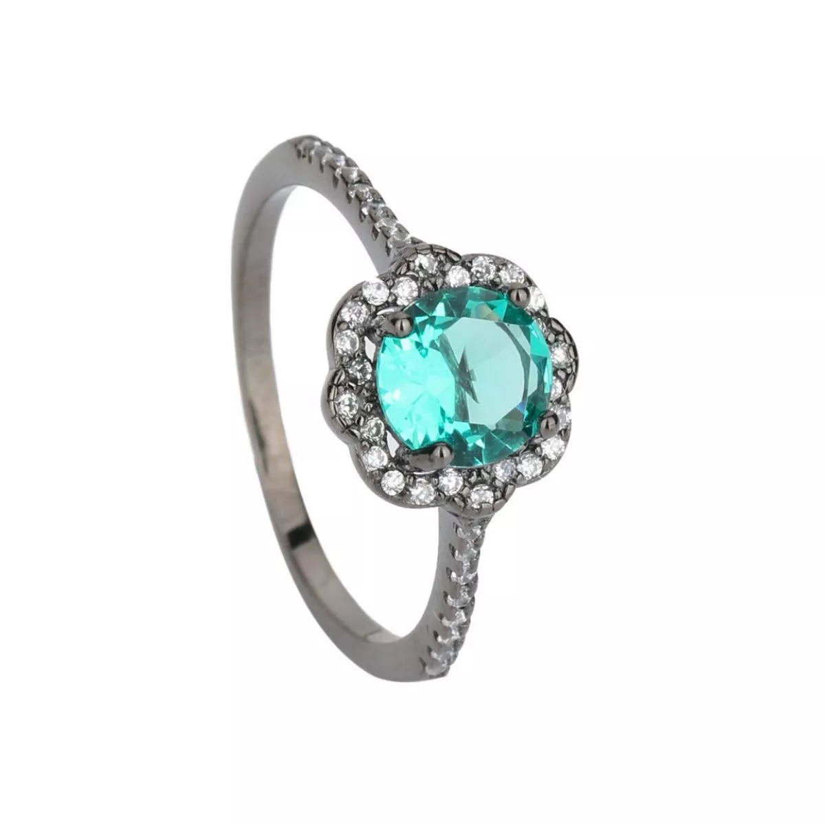 925 Sterling Silver Zircon Minimalist Ring OutfitFlow