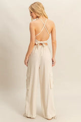 HYFVE Crop Top and Cargo Pants Set OutfitFlow
