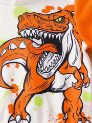 Children's Dinosaur Hoodie & Pants Set Trendsi