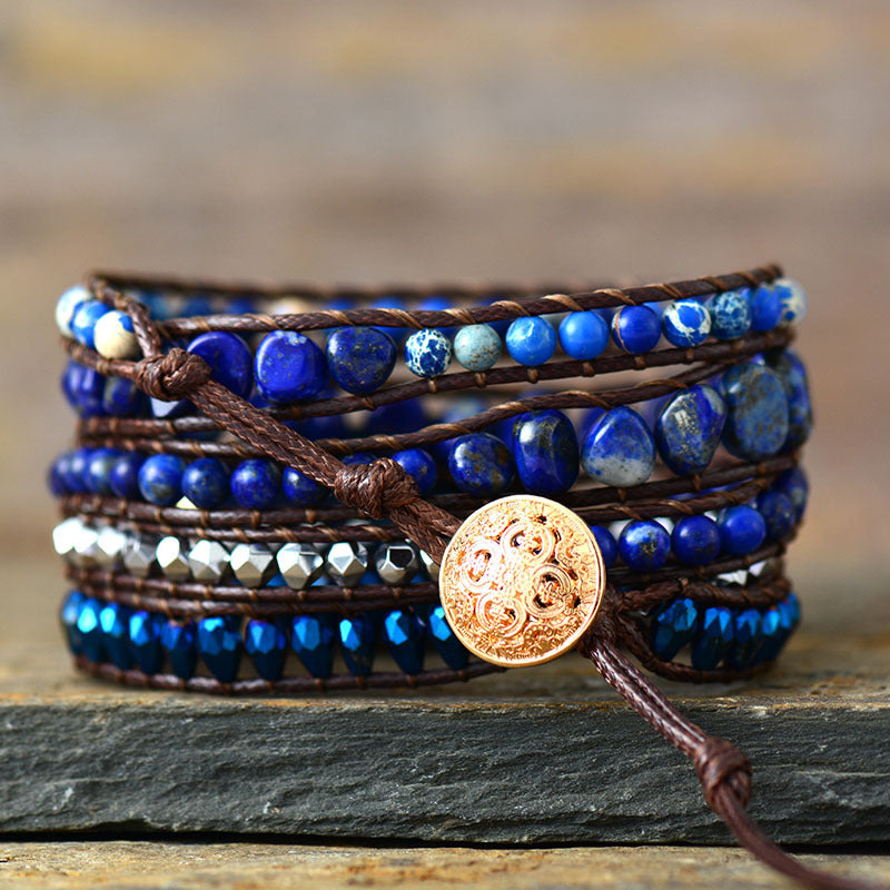 Outfit Flow - Alloy Bead Braided Bracelet