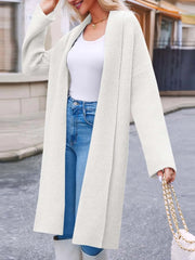 Open Front Longline Coat OutfitFlow