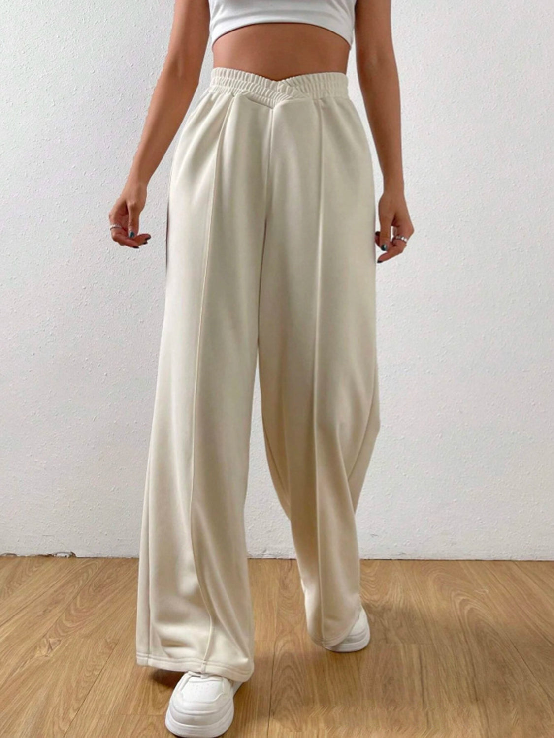 Outfit Flow - Elastic Waist Wide Leg Pants