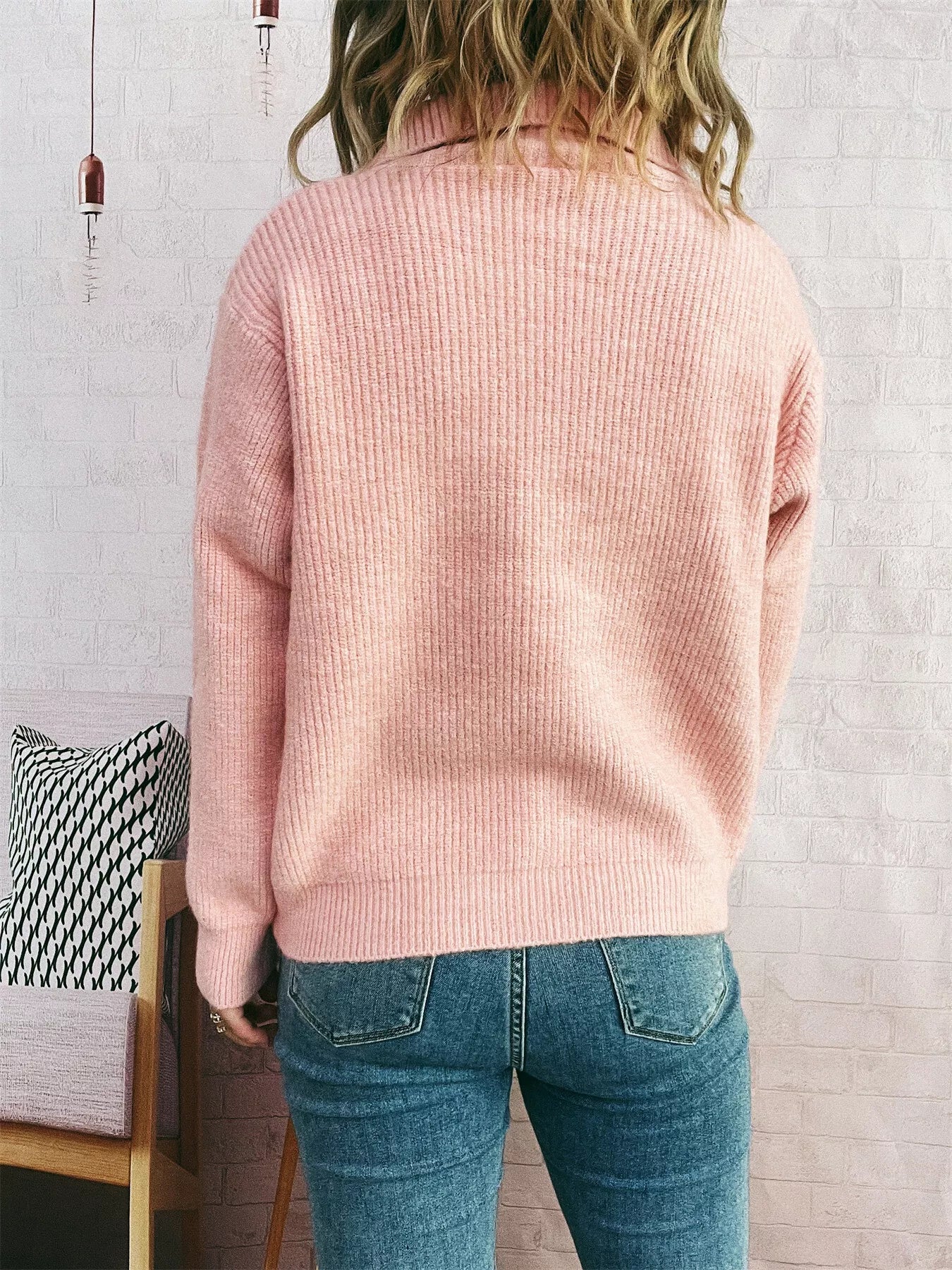 Ribbed Button-Up Cardigan OutfitFlow