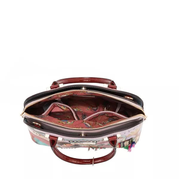 Nicole Lee USA Queen Cleopatra Dome Handbag Trendsi