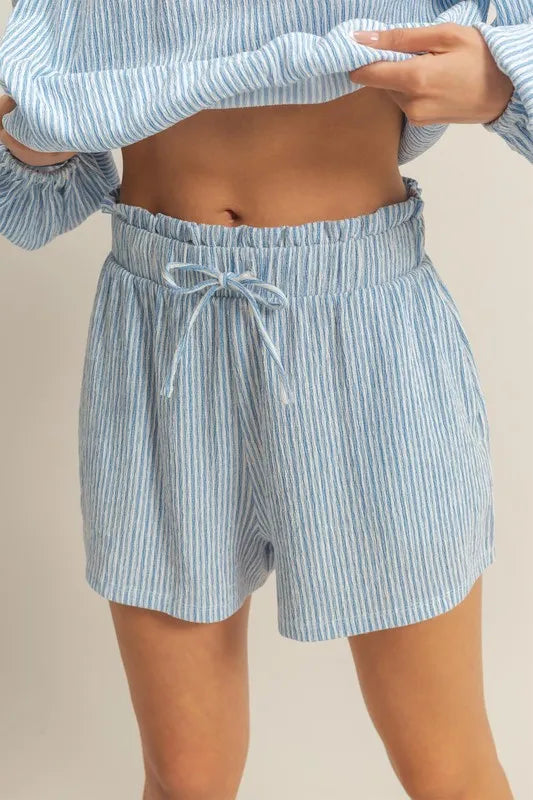 HYFVE Off Shoulder Top and Shorts Set OutfitFlow