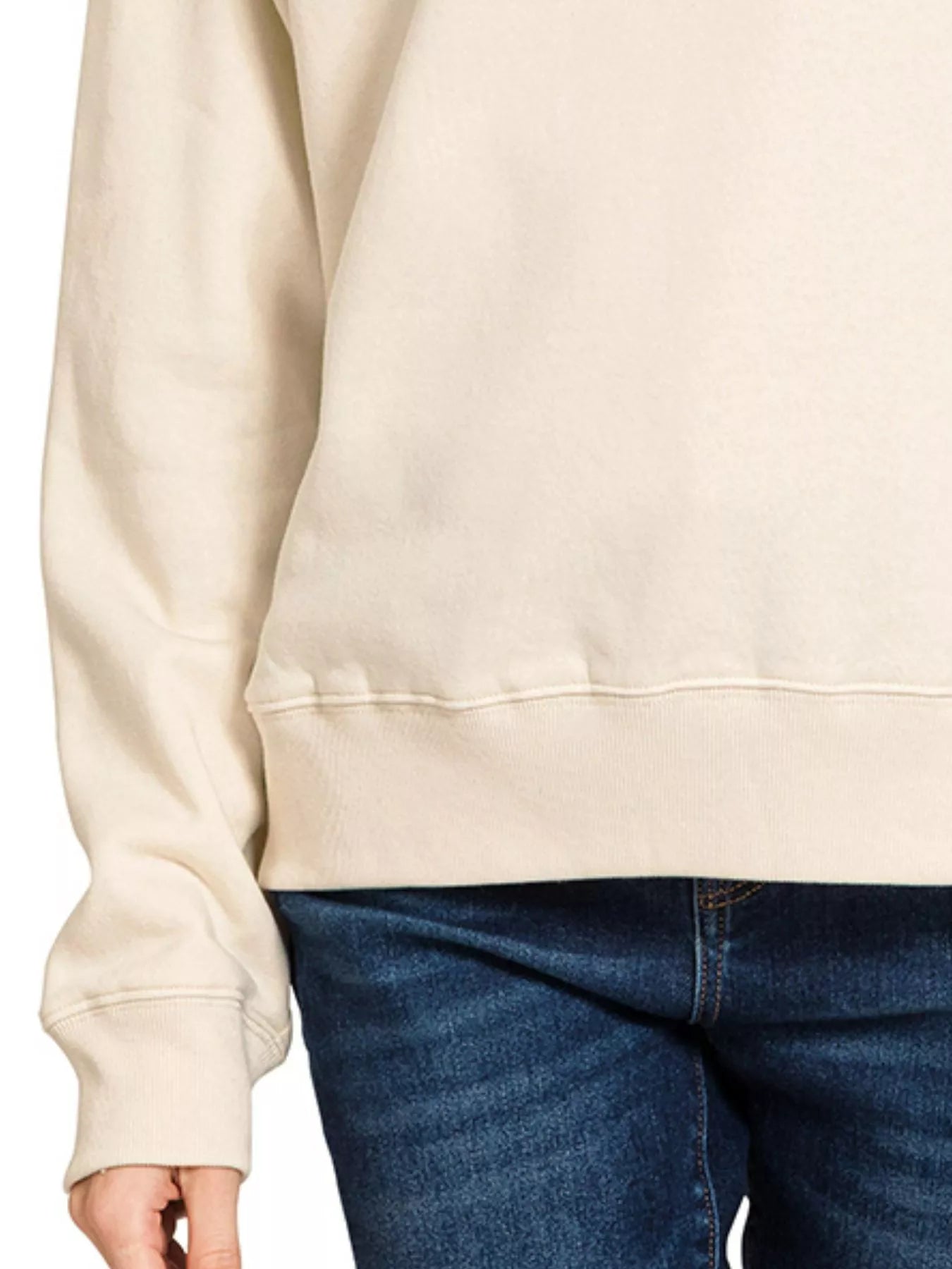 Zenana Fleece Half Zip Sweatshirt Trendsi