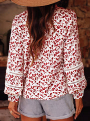 Floral Button Down Long Sleeve Shirt OutfitFlow