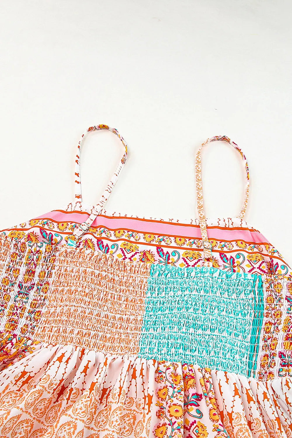 Printed Square Neck Cami Dress OutfitFlow
