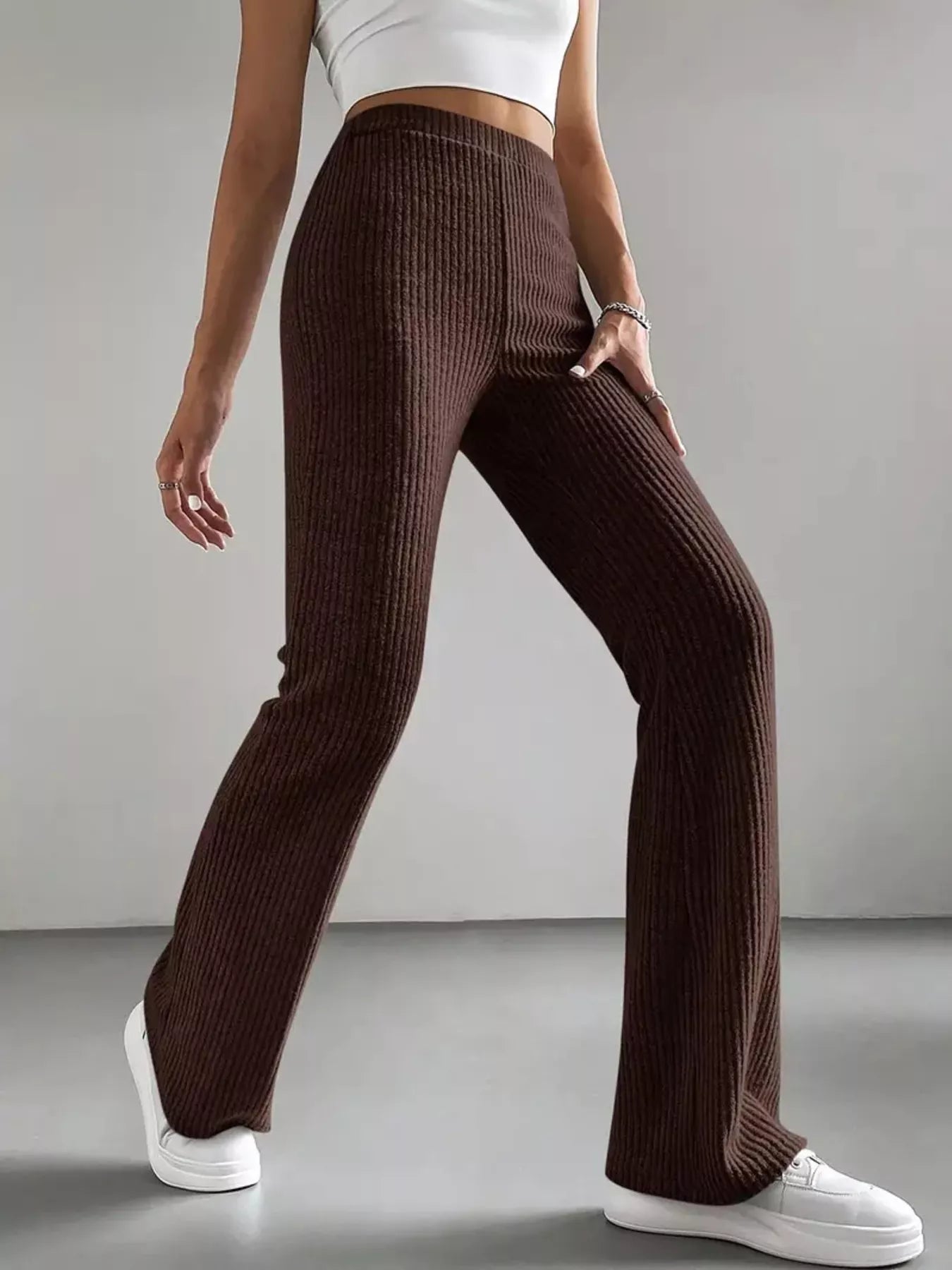 High Waist Flare Pants OutfitFlow