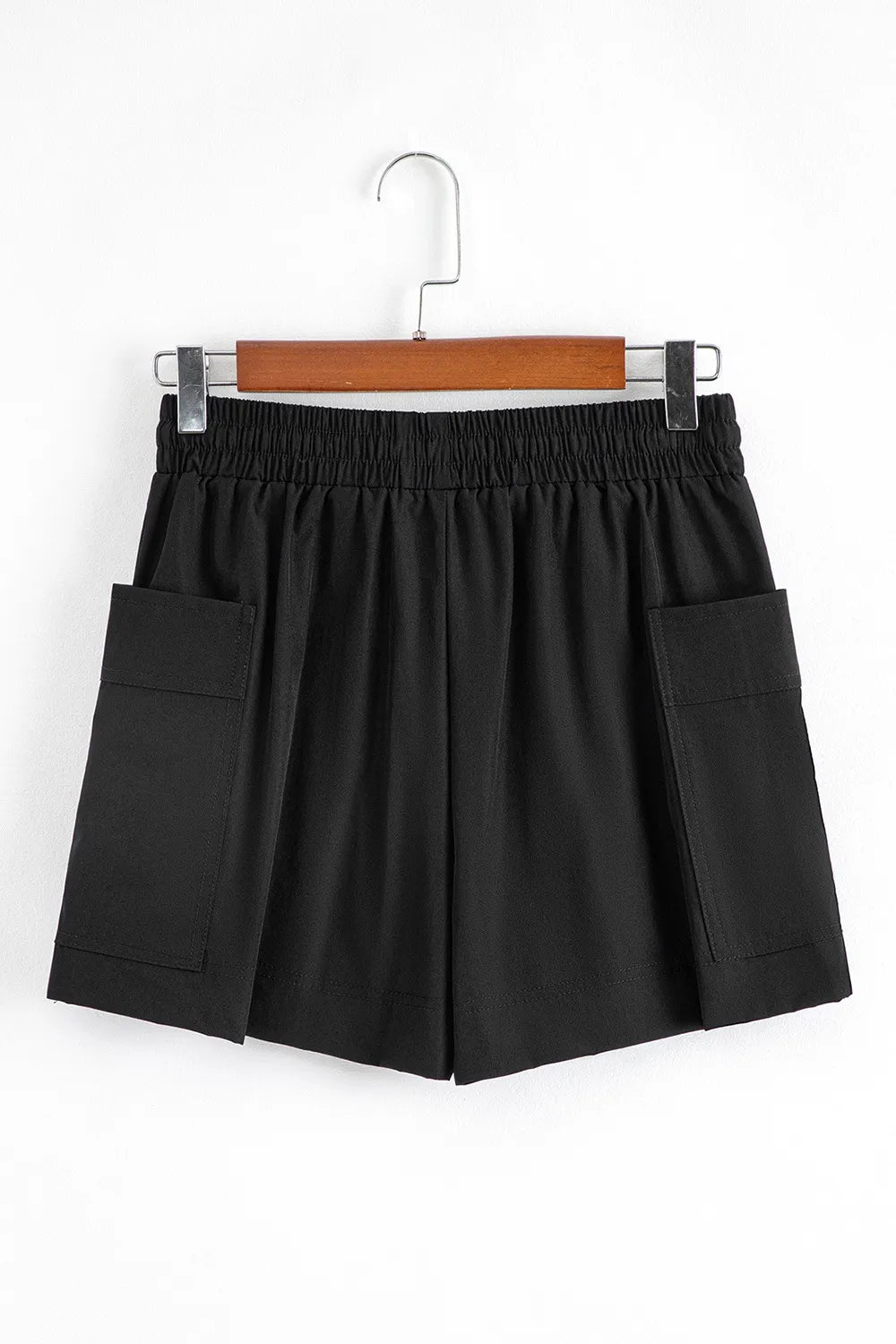 Cargo Pocket Elastic Waist Active Casual Skort OutfitFlow