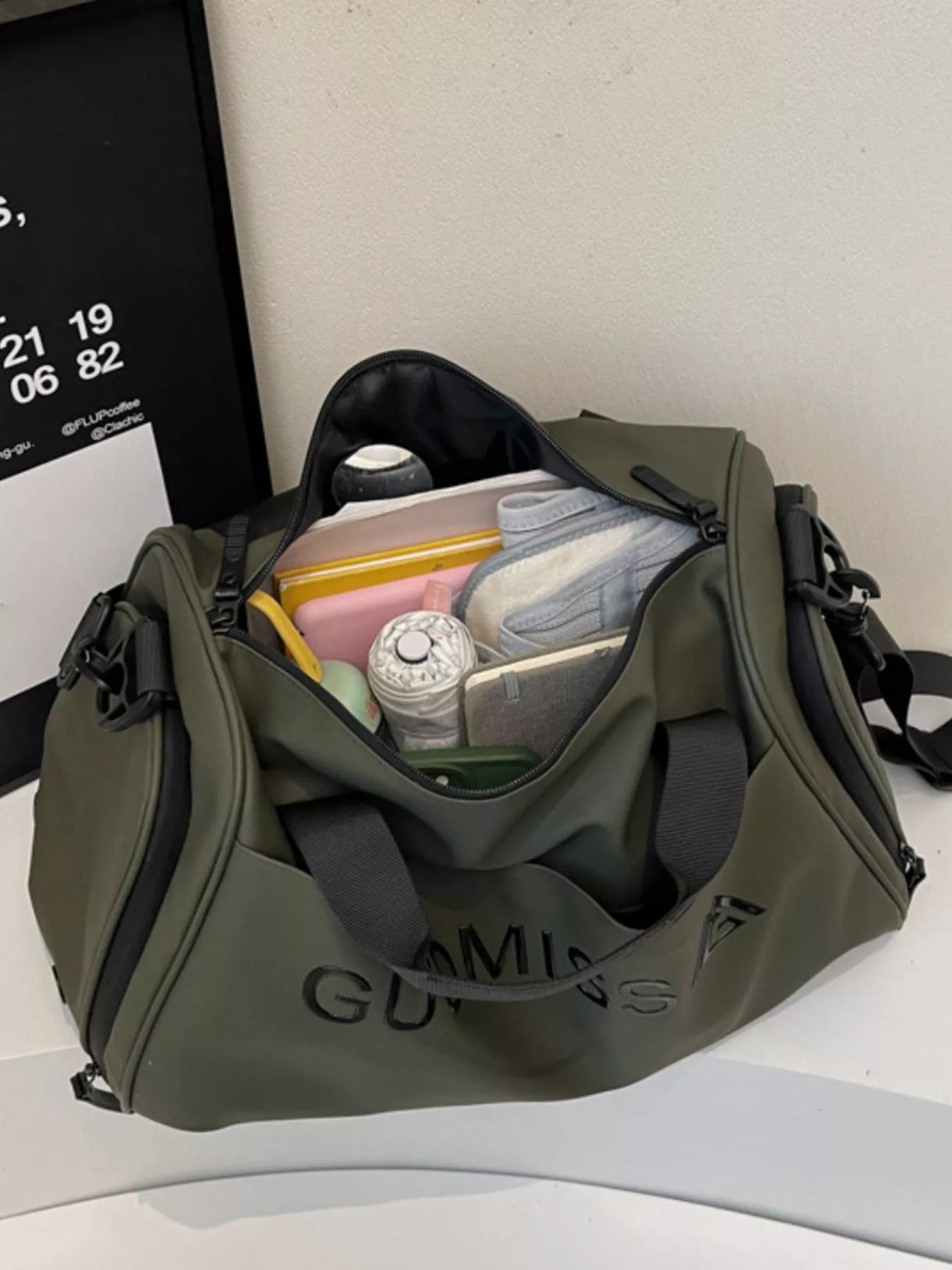 Canvas Travel Duffel Bag OutfitFlow