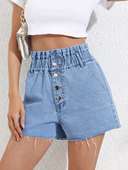 Denim Shorts with Pockets