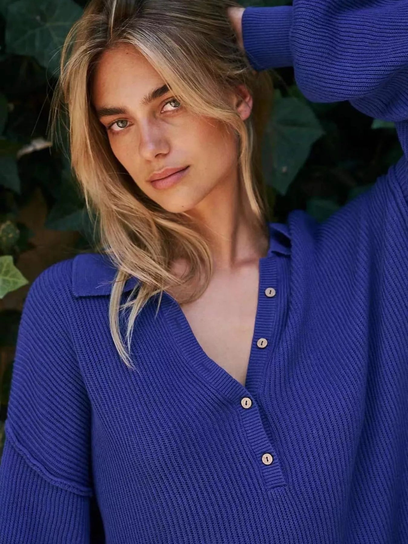 Ribbed Knit Long Sleeve Romper OutfitFlow