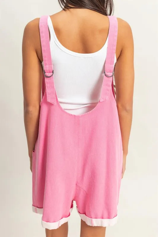 HYFVE V-Neck Pocket Detail Romper OutfitFlow