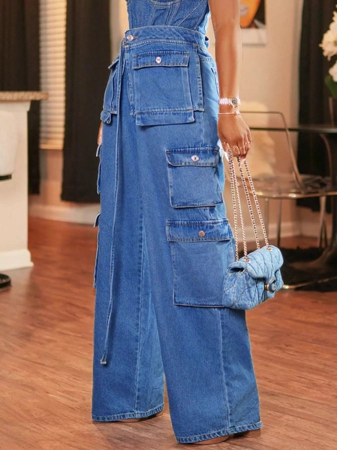 Wide Leg Cargo Jeans OutfitFlow