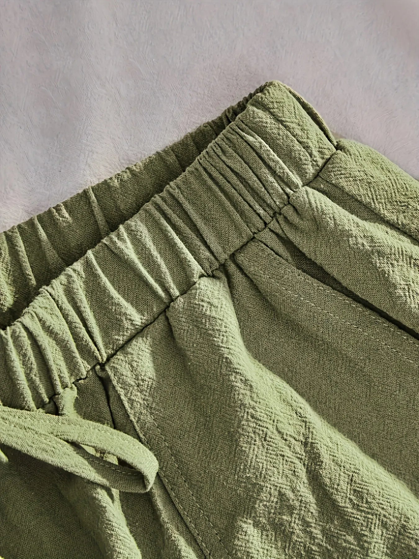 Elastic Waist Shorts with Pockets OutfitFlow