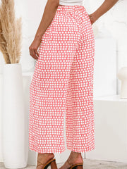 Polka Dot Wide Leg Pants OutfitFlow