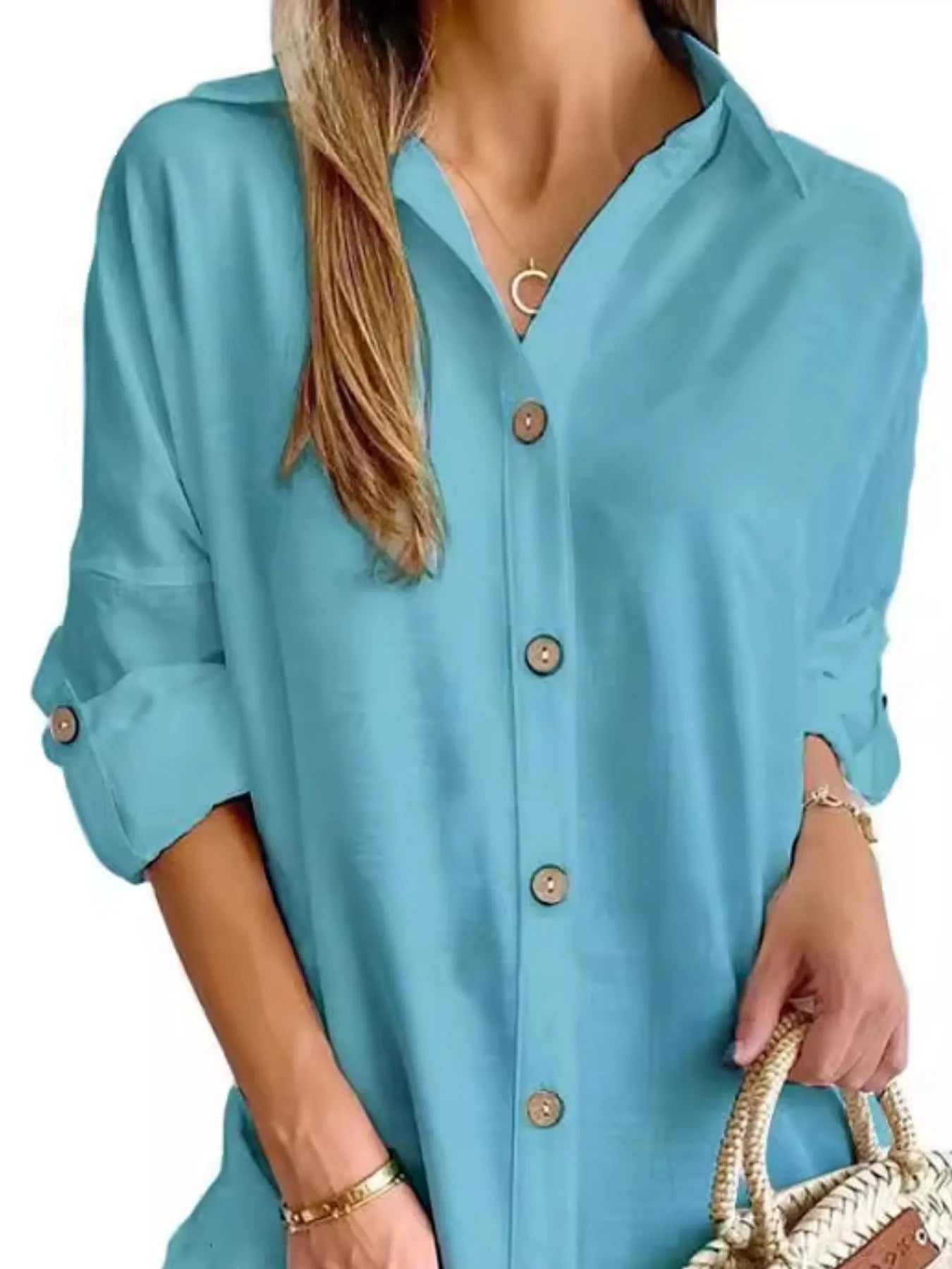 Button Down Long Sleeve Shirt Dress OutfitFlow
