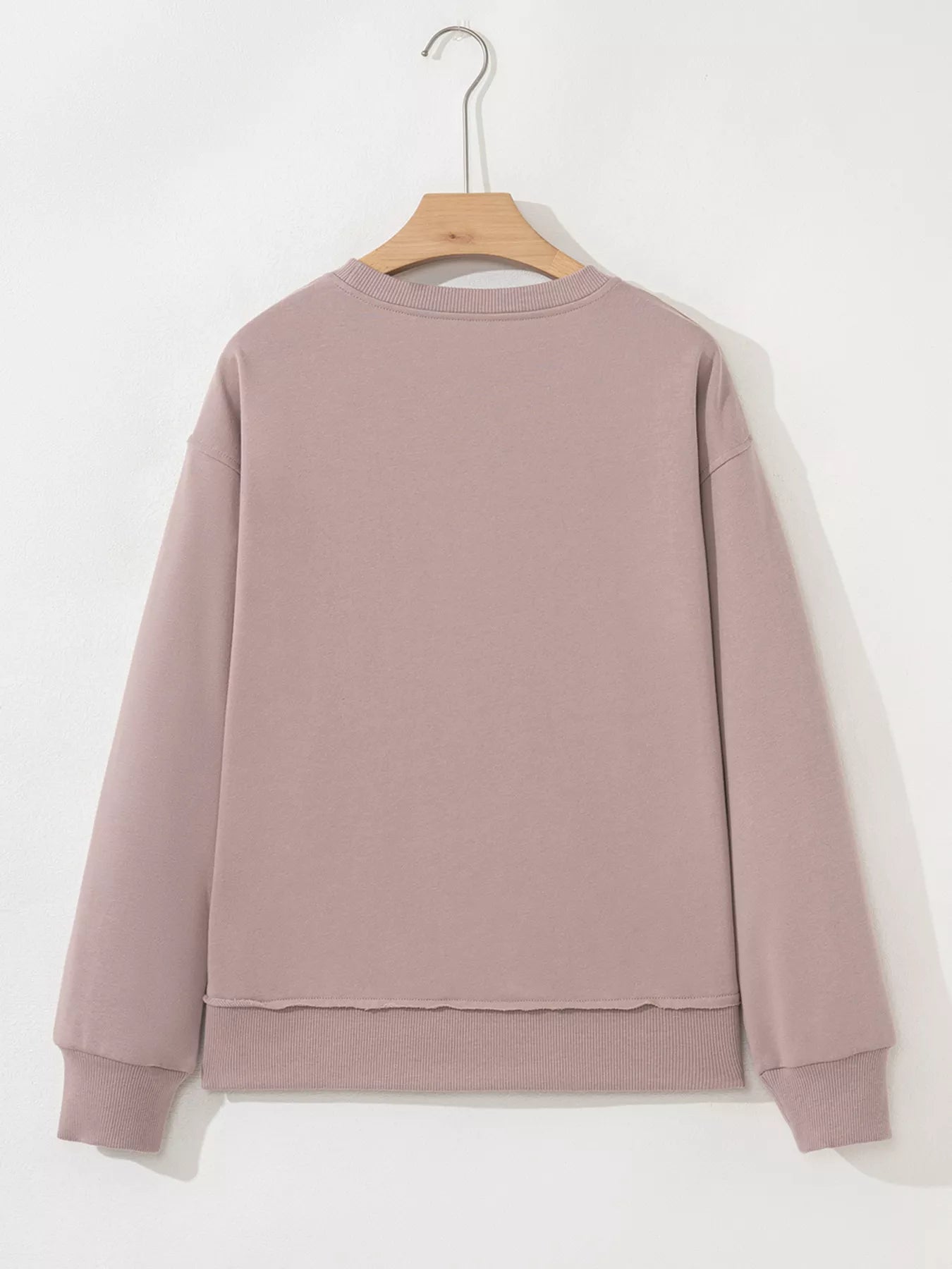 GOBBLE Letter Graphic Thanksgiving Shift Sweatshirt OutfitFlow