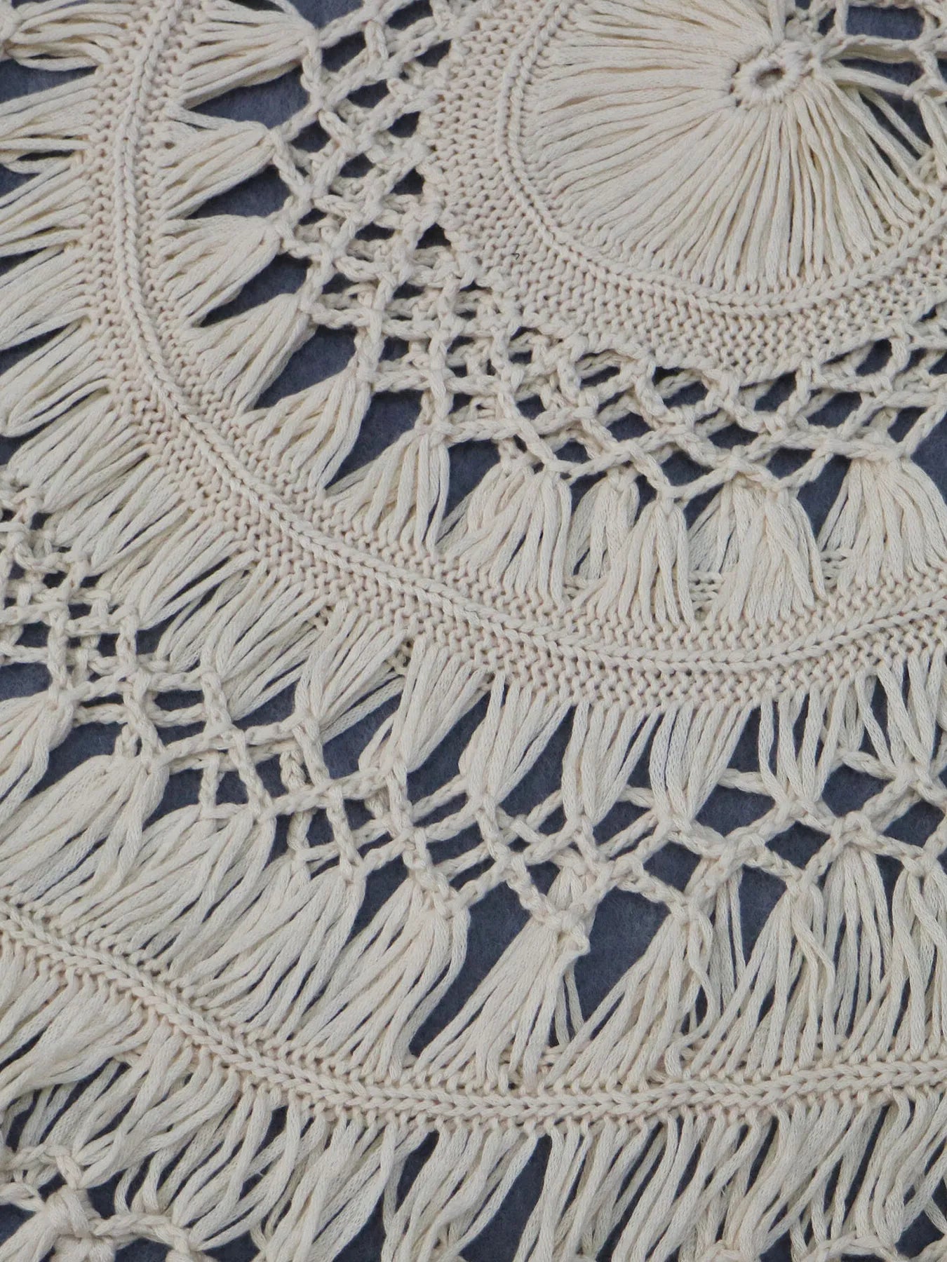 Crochet Fringe Beach Cover Up OutfitFlow