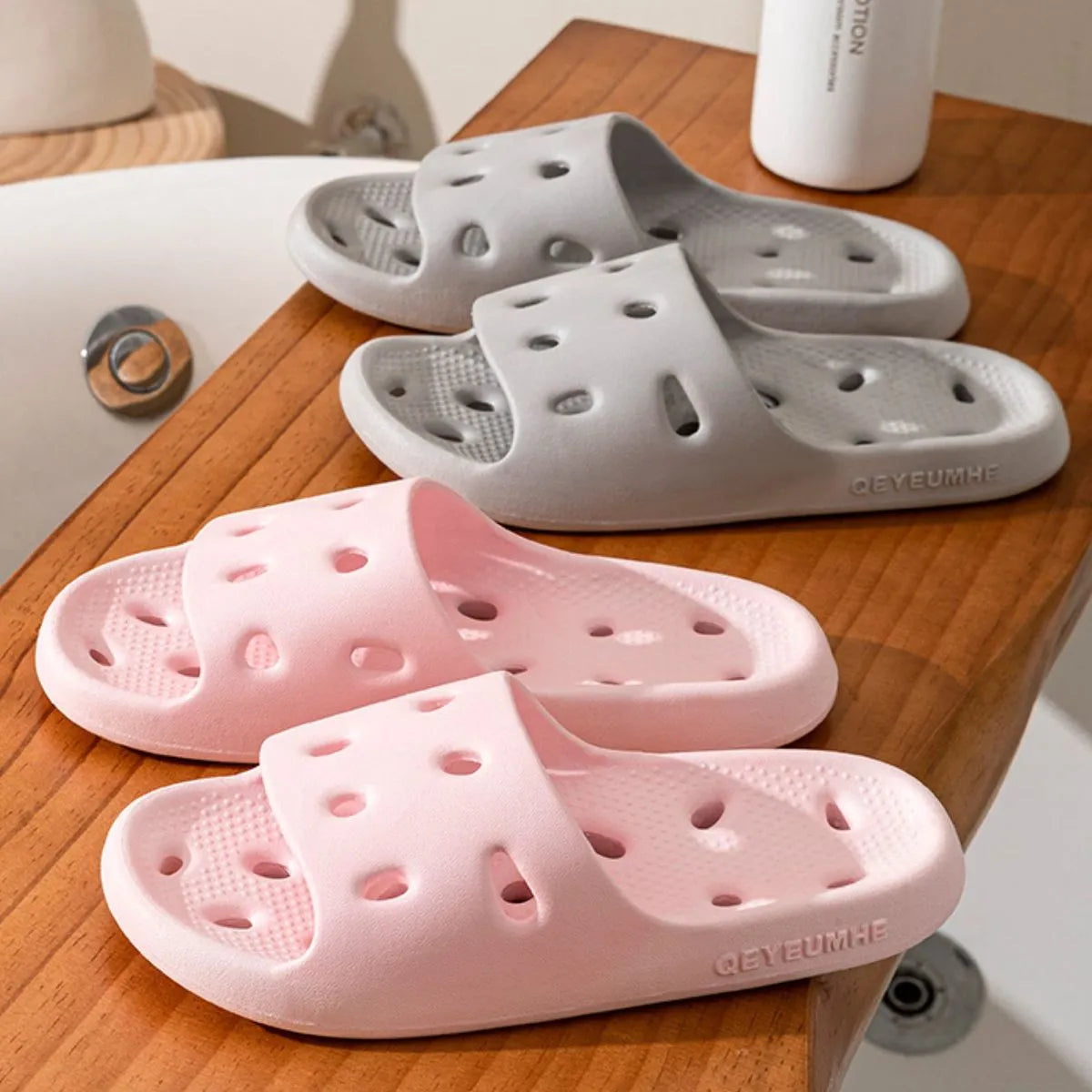 Open Toe Platform Slippers OutfitFlow