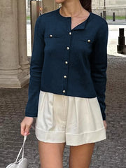 Button-Down Knit Cardigan OutfitFlow