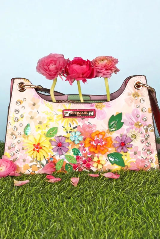 Nicole Lee USA Dreams Blossom Shoulder Bag OutfitFlow