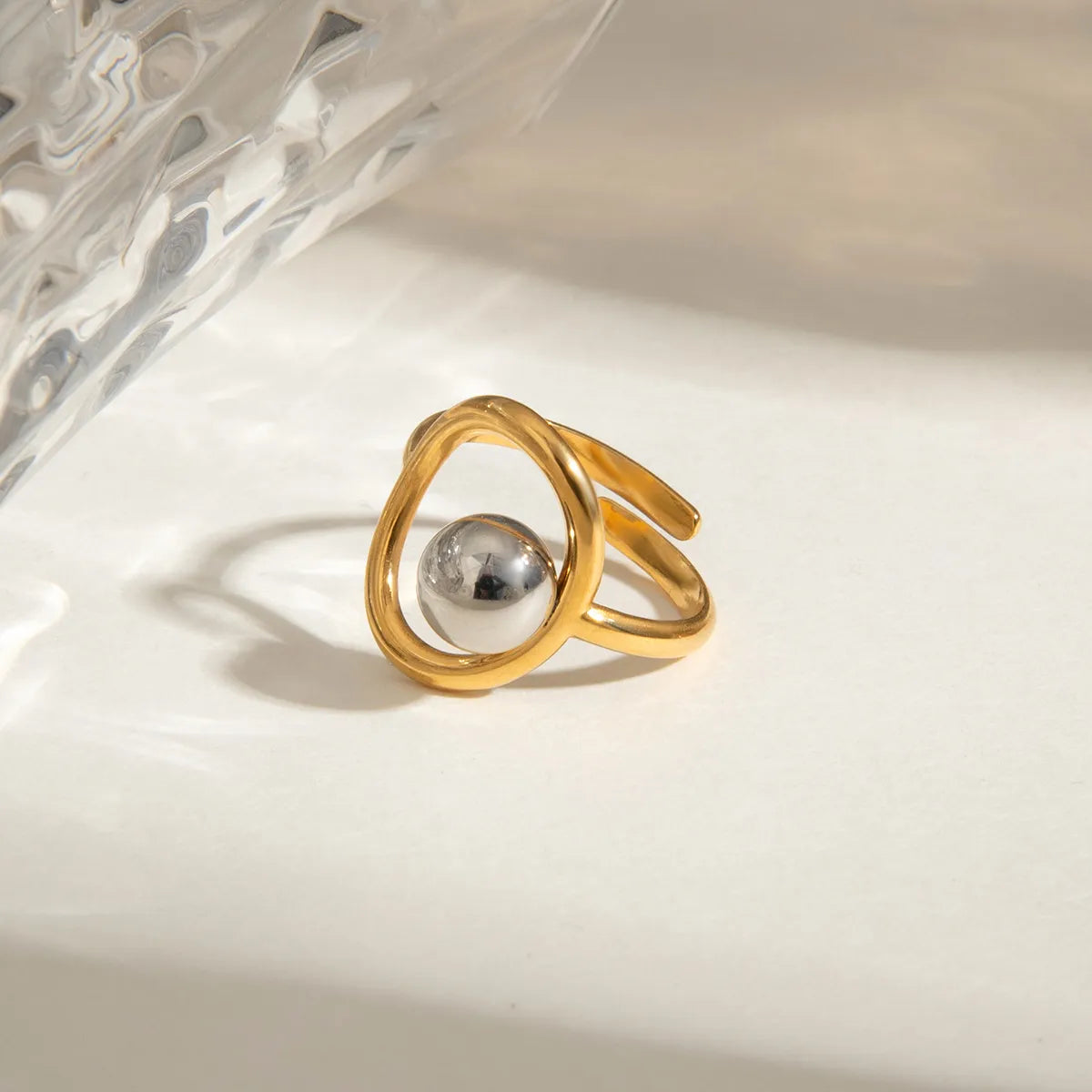 Two-Tone Orbital Bead Ring OutfitFlow