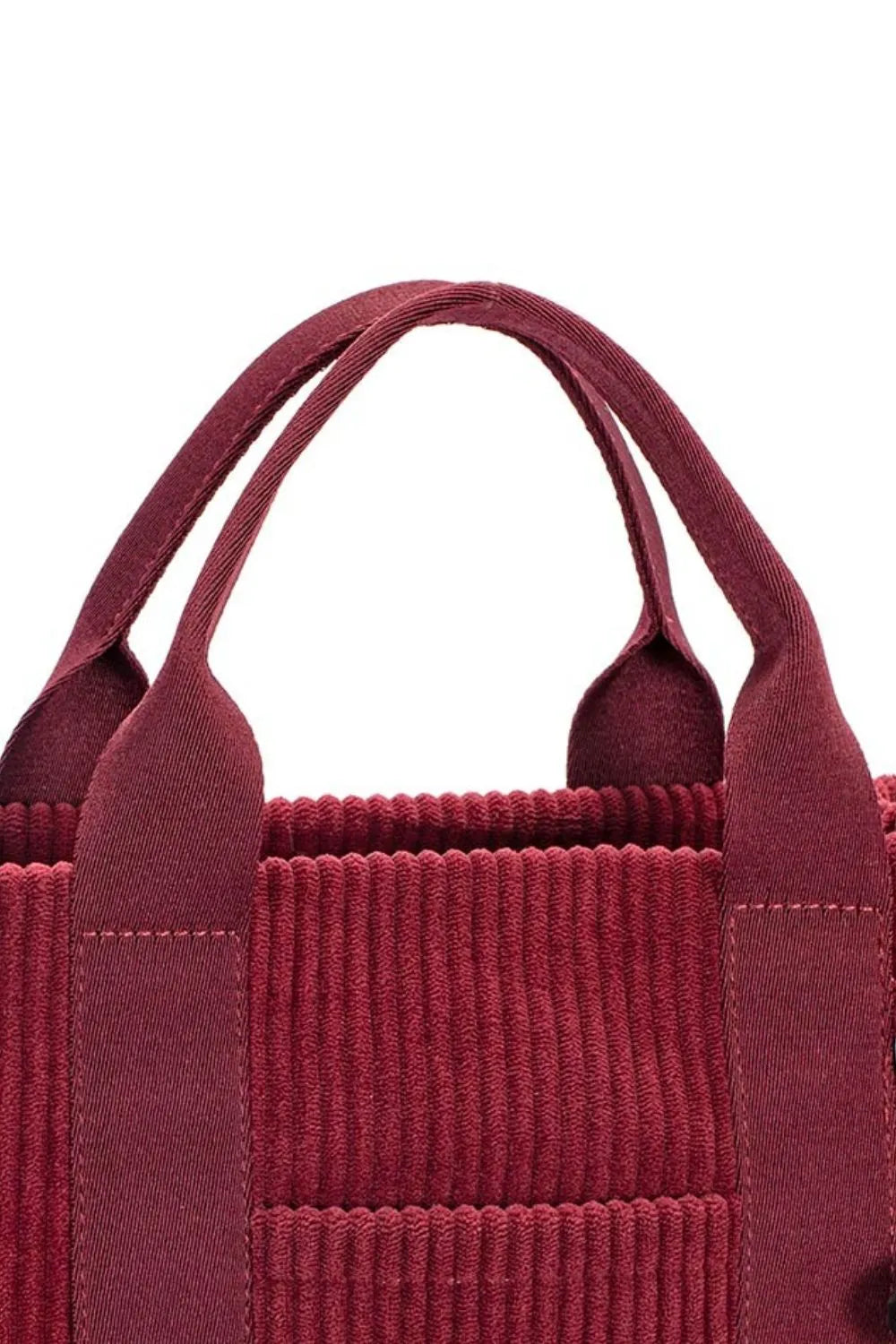 David Jones Corduroy Handbag Bag with Charm Details Trendsi