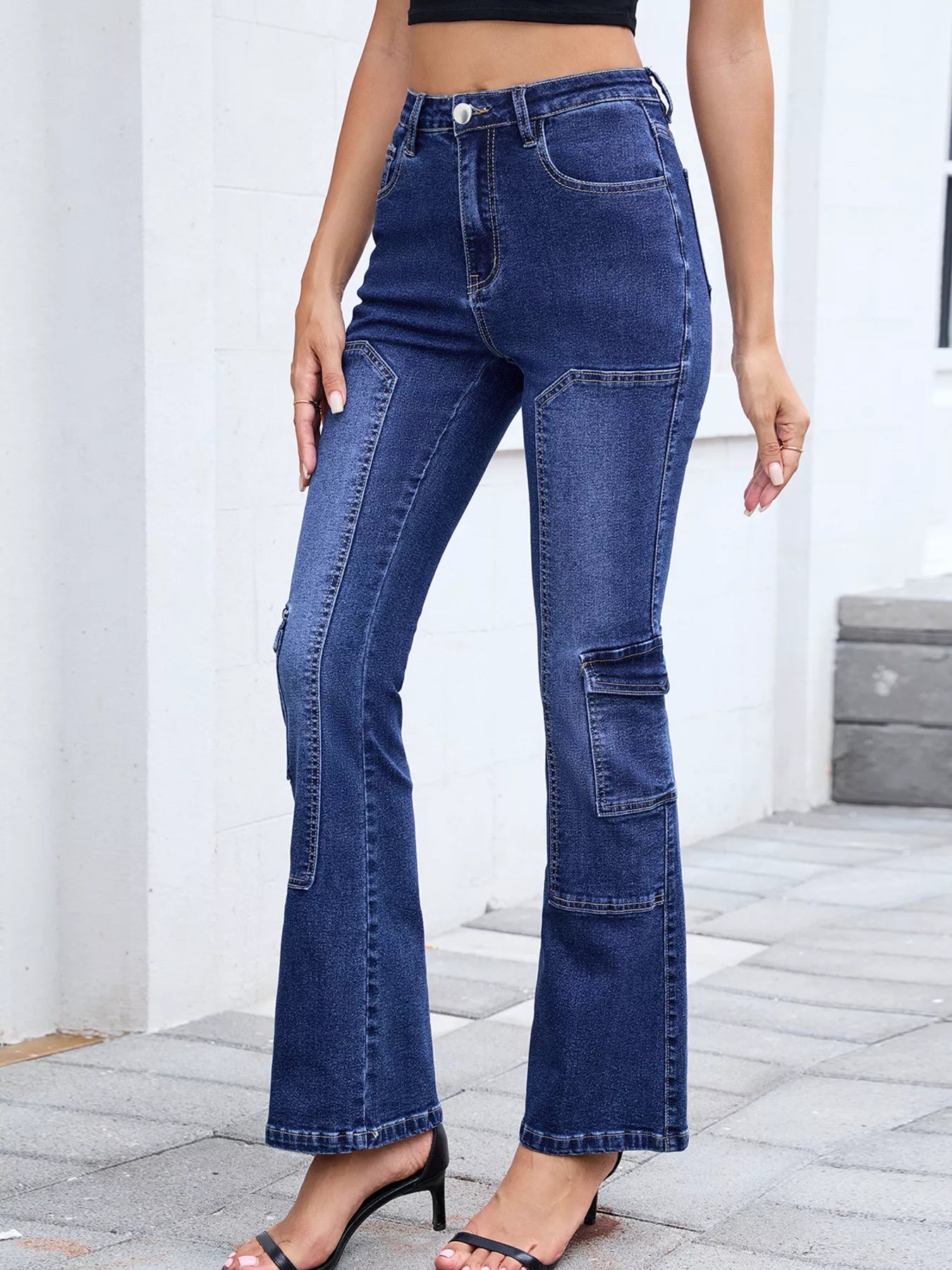 High-Waisted Bootcut Jeans OutfitFlow