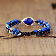 Handmade Teardrop Shape Beaded Bracelet OutfitFlow