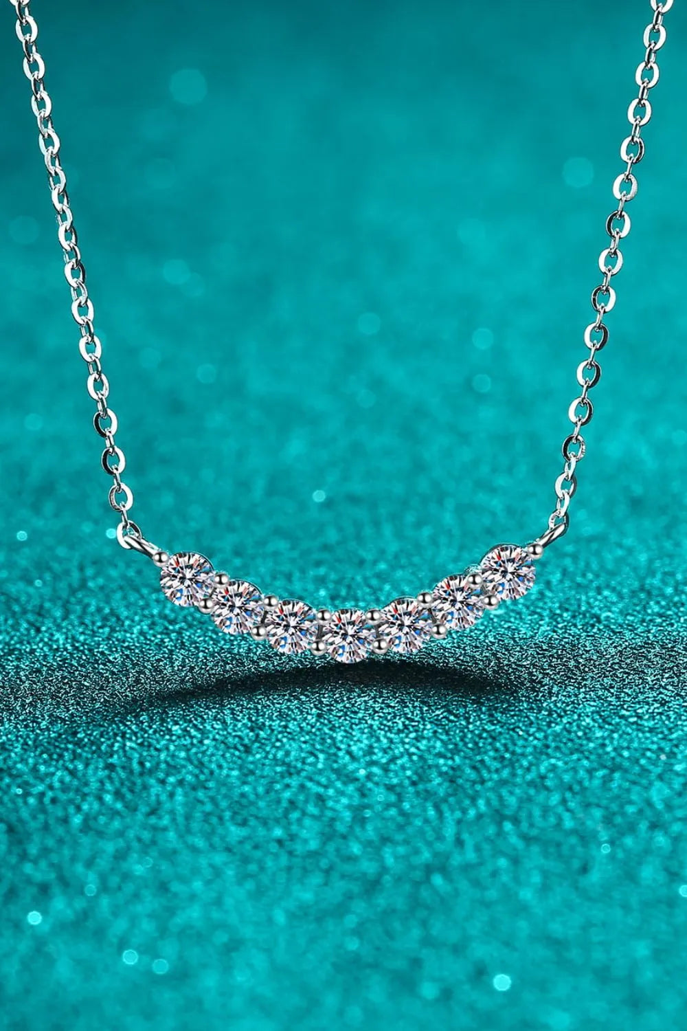 1.4 Carat Moissanite 925 Sterling Silver Necklace OutfitFlow