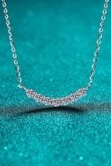 1.4 Carat Moissanite 925 Sterling Silver Necklace OutfitFlow