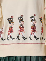 Christmas Marching Band Sequin Sweatshirt OutfitFlow