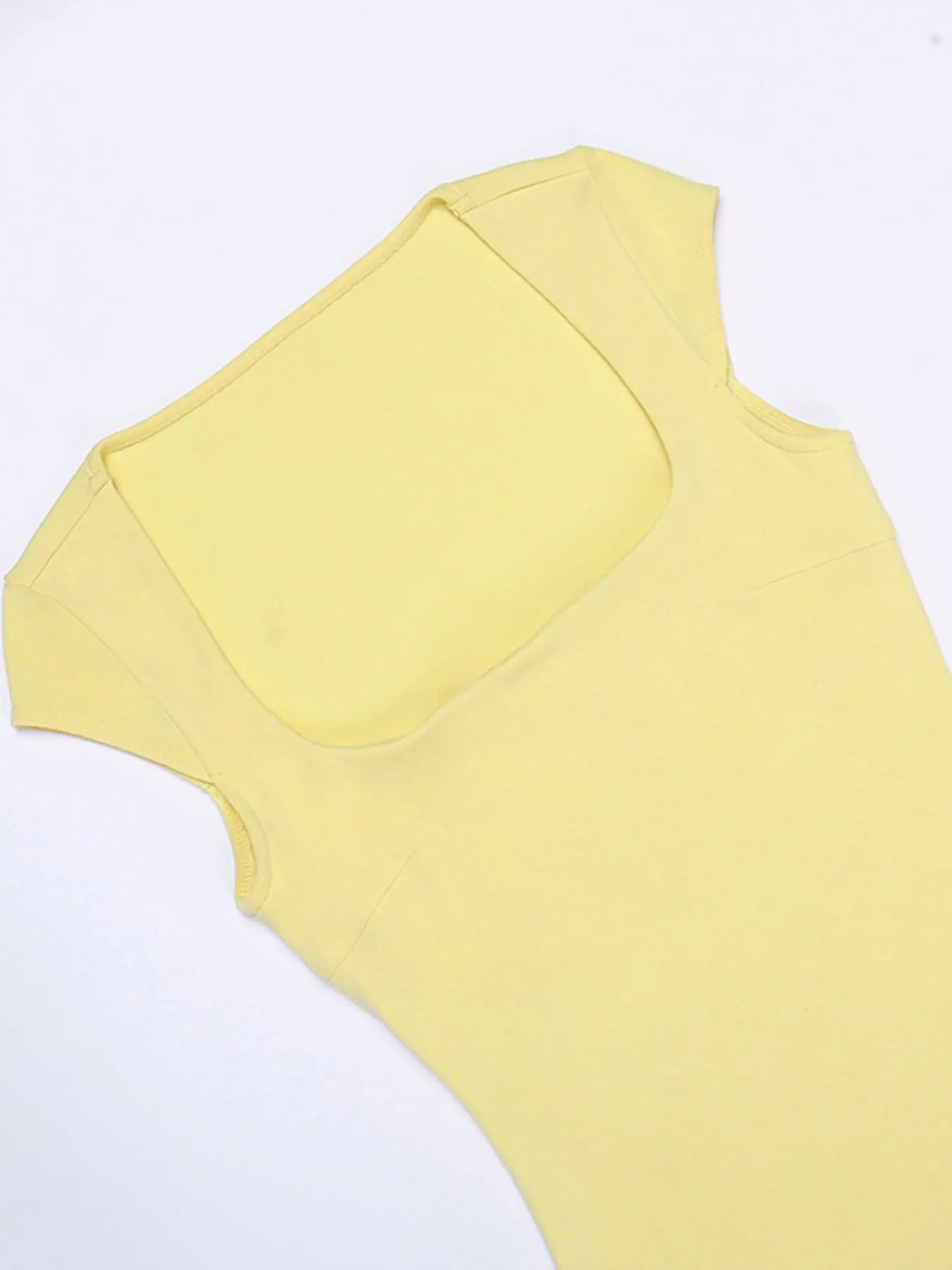Bodycon Square Neck Mini Dress OutfitFlow