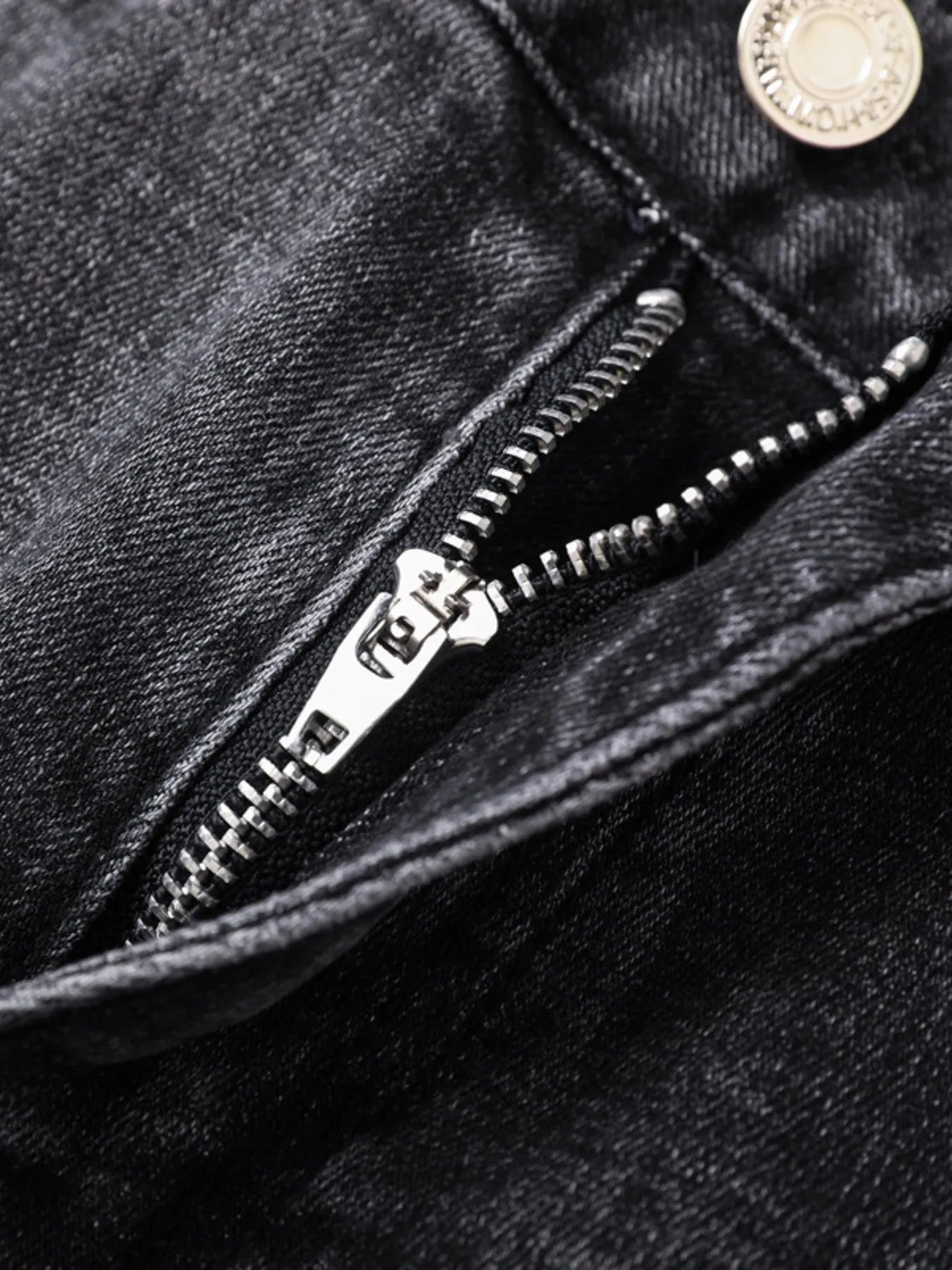Men's Distressed Slim Fit Ripped Jeans OutfitFlow