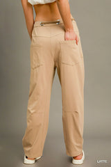 Umgee Cargo-Inspired Drawstring Pants OutfitFlow