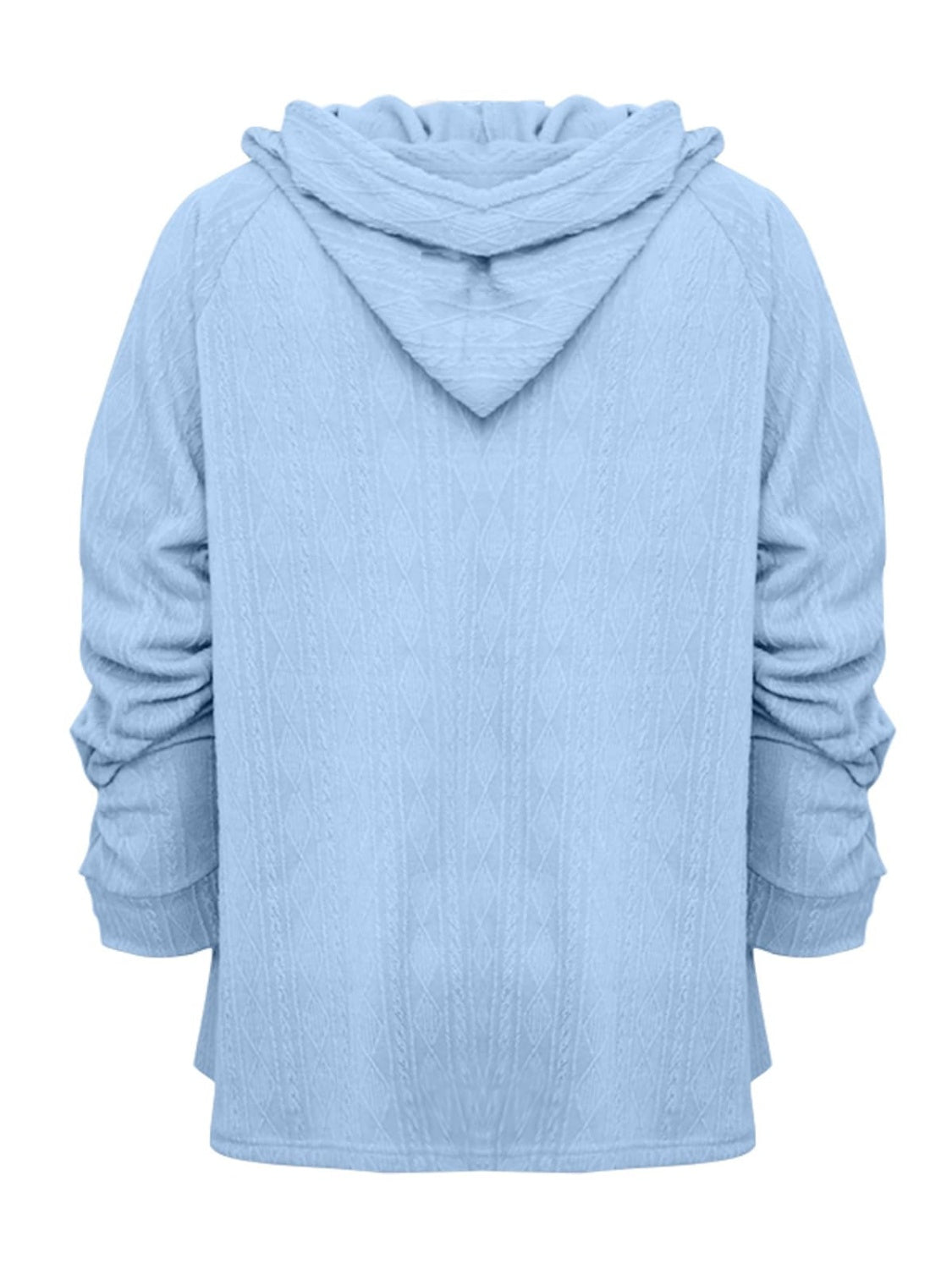 Outfit Flow - Full Size Drawstring Long Sleeve Hoodie