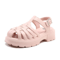 Round Toe Platform Sandals OutfitFlow