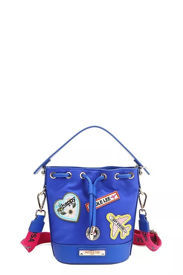 Nicole Lee USA Color Patch Bucket Bag Trendsi