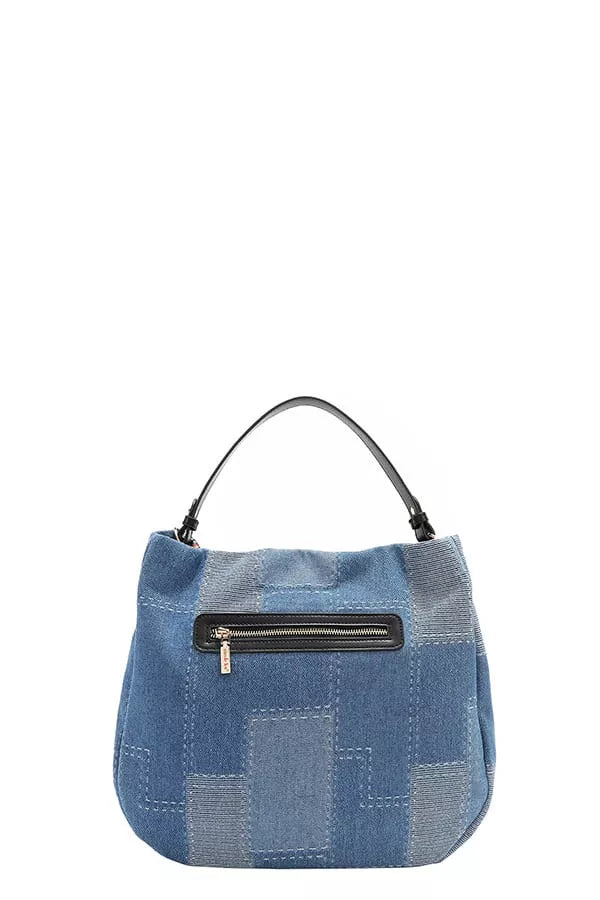 Nicole Lee USA Bosque De Amor Denim Hobo Bag OutfitFlow