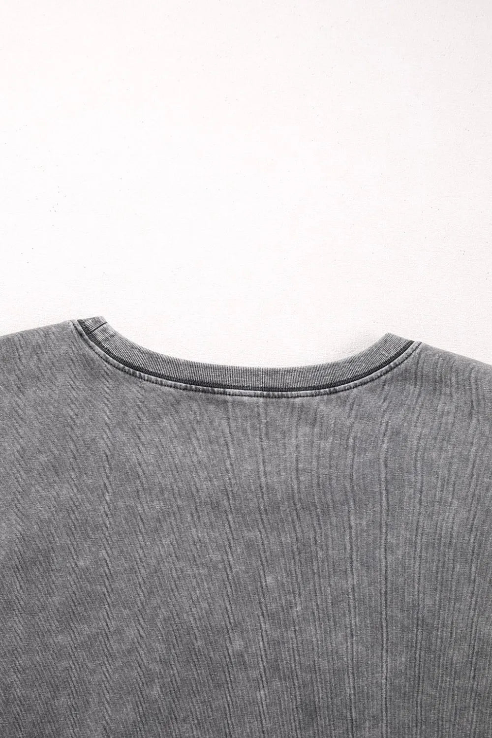 Mineral Wash Half Sleeve Vintage T Shirt OutfitFlow