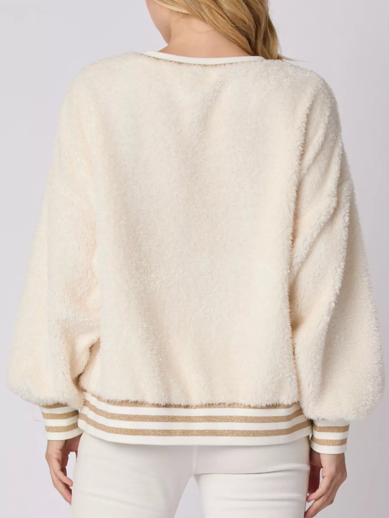 Rhinestone Merry Christmas Round Neck Sweatshirt OutfitFlow