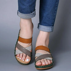 Open Toe Wedge Sandals OutfitFlow