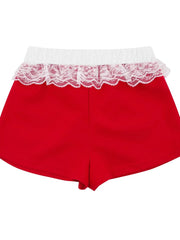 Lace Detail Shorts OutfitFlow
