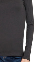 Zenana Premium Microfiber Mock Neck Top OutfitFlow